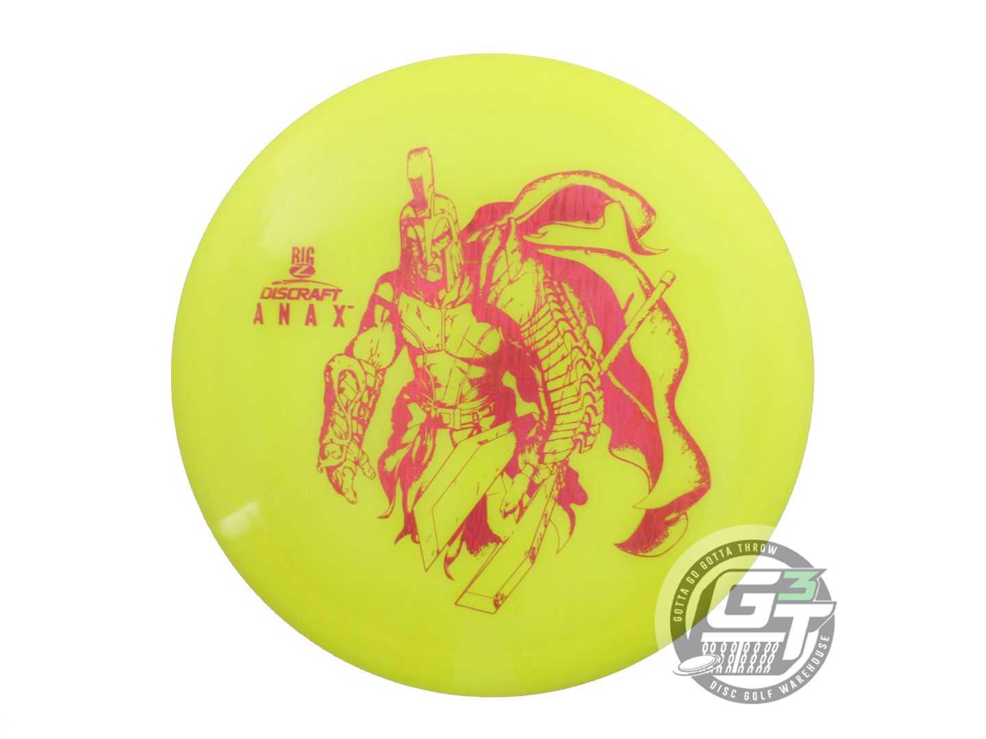 USED Discraft Big Z Anax 175g Yellow Pink Foil Driver Golf Disc