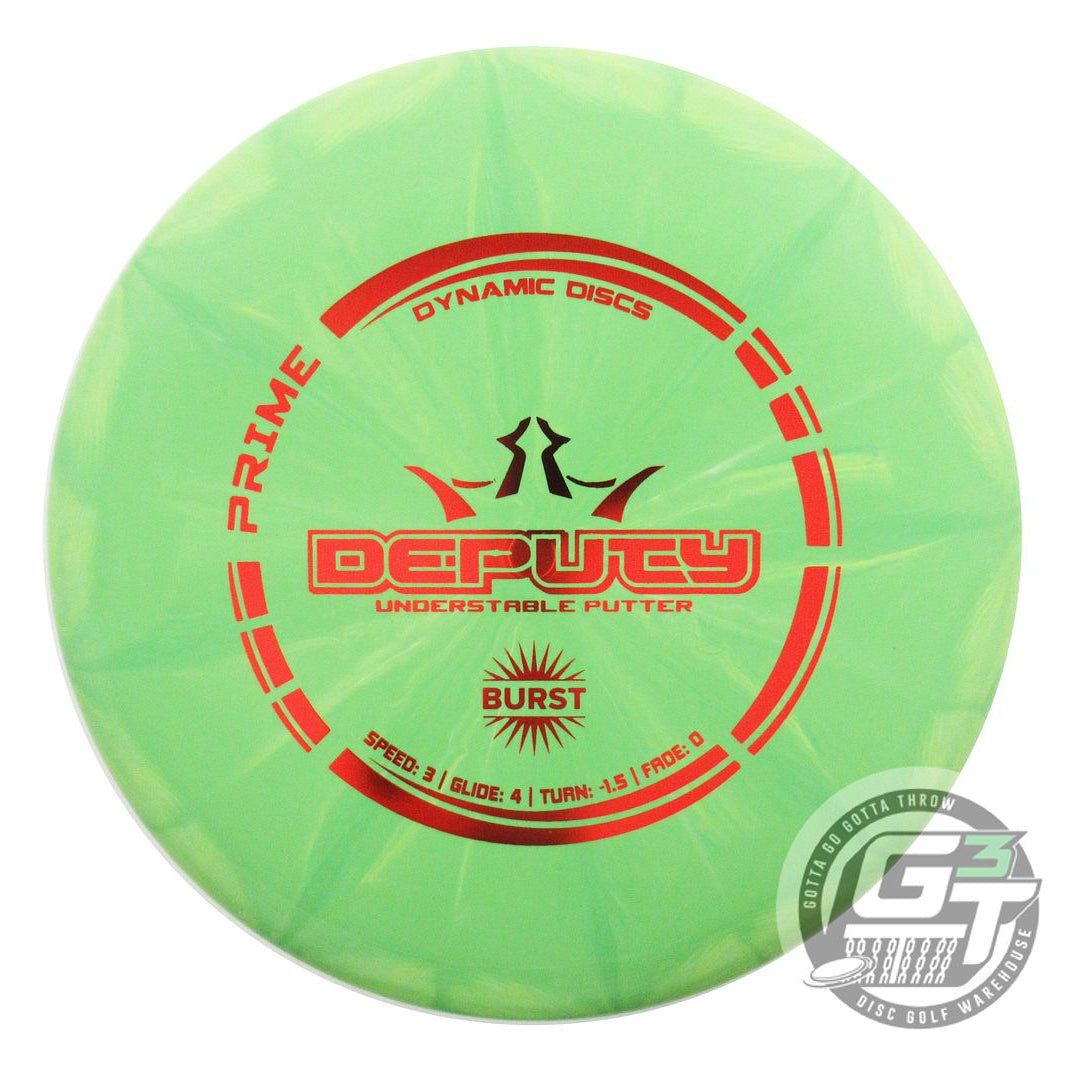 Dynamic Discs Prime Burst Deputy Putter Golf Disc (Individually Listed)