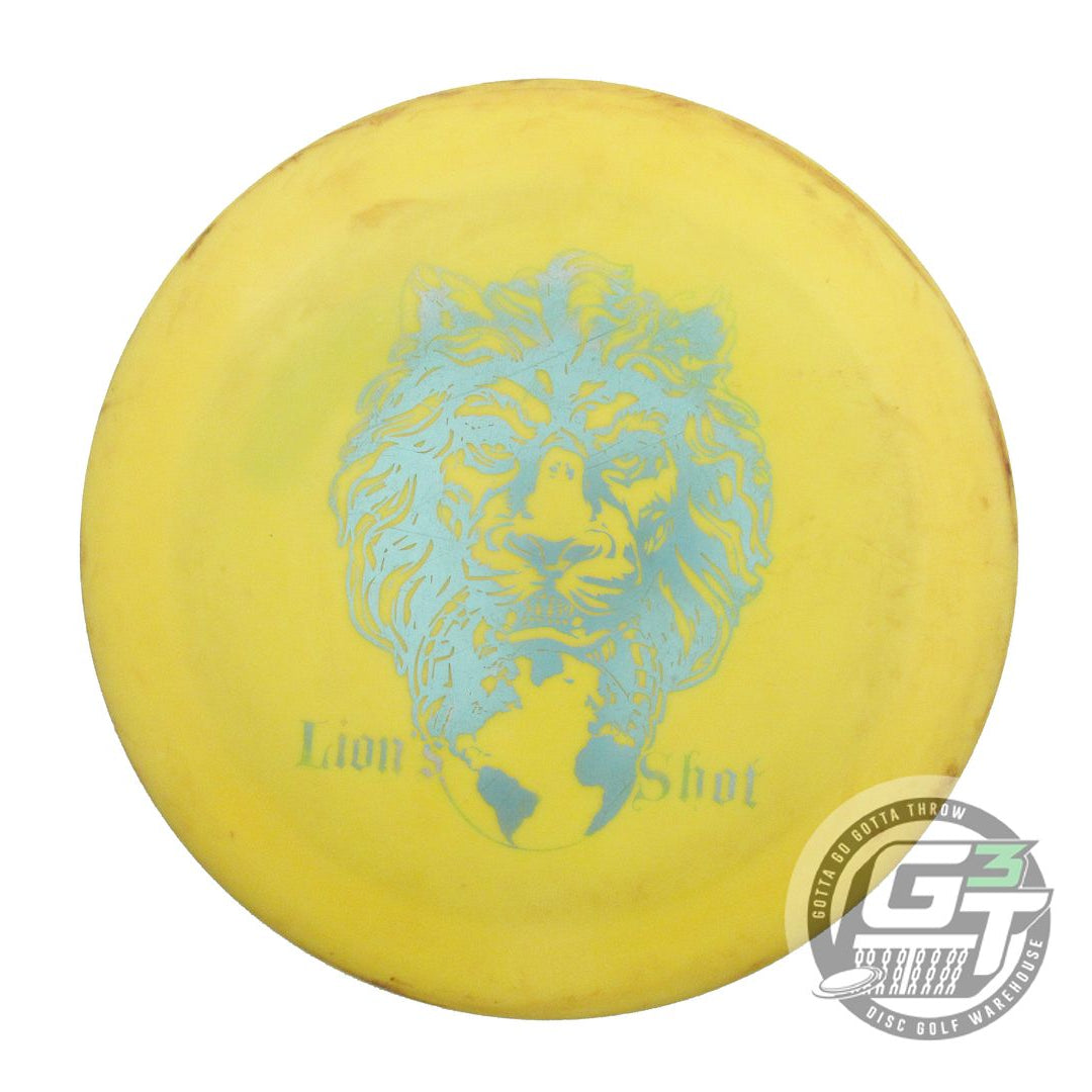 USED Legacy Discs Icon Cannon 175g Yellow Aqua Foil Distance Driver Golf Disc