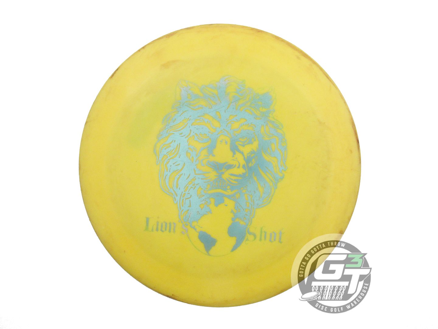 USED Legacy Discs Icon Cannon 175g Yellow Aqua Foil Distance Driver Golf Disc