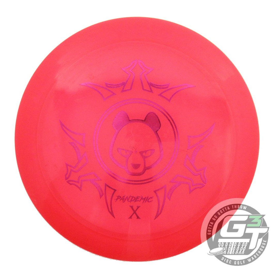 USED Dynamic Discs Lucid Raider 173g Red Magenta Foil Distance Driver Golf Disc