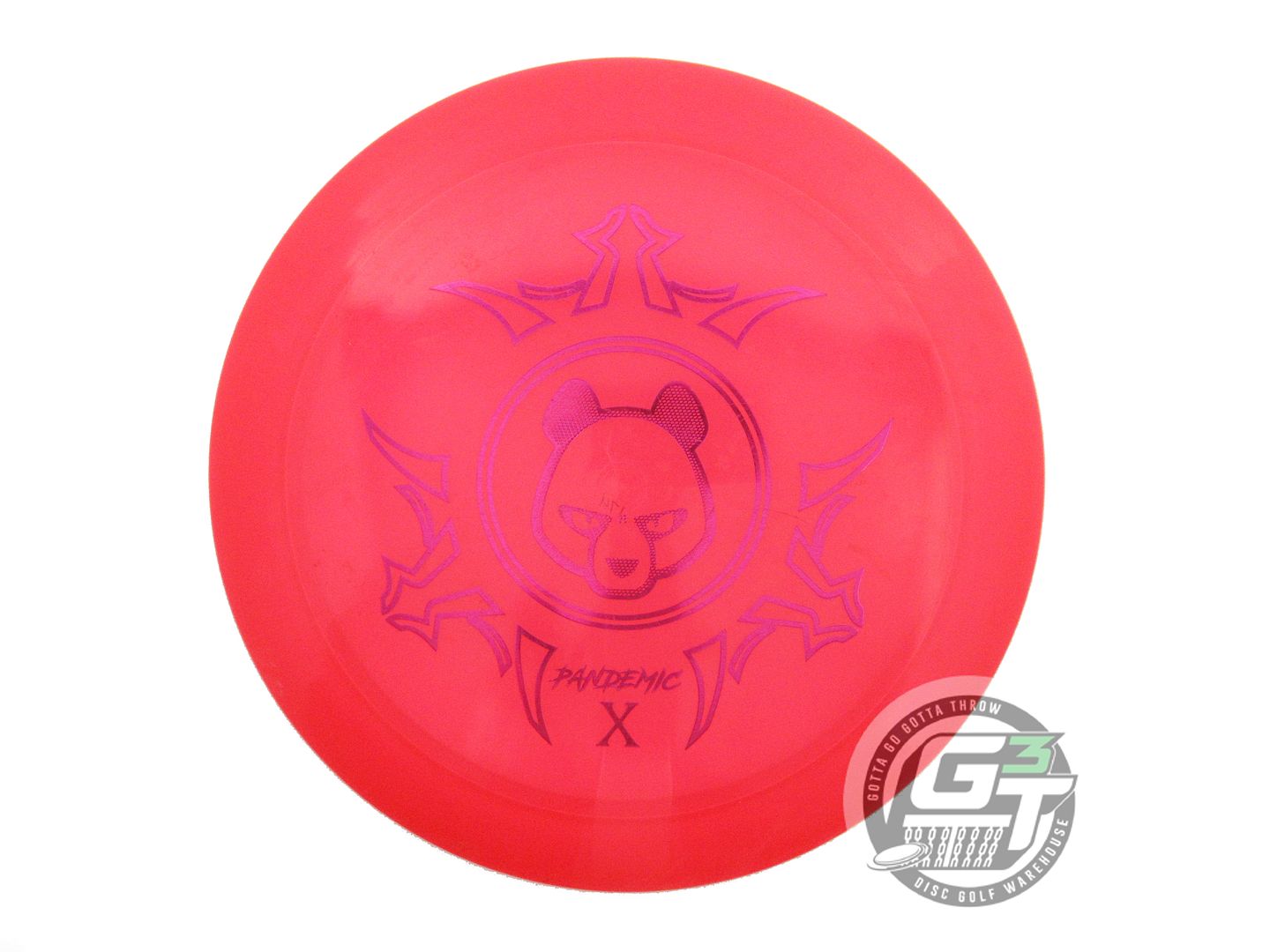 USED Dynamic Discs Lucid Raider 173g Red Magenta Foil Distance Driver Golf Disc
