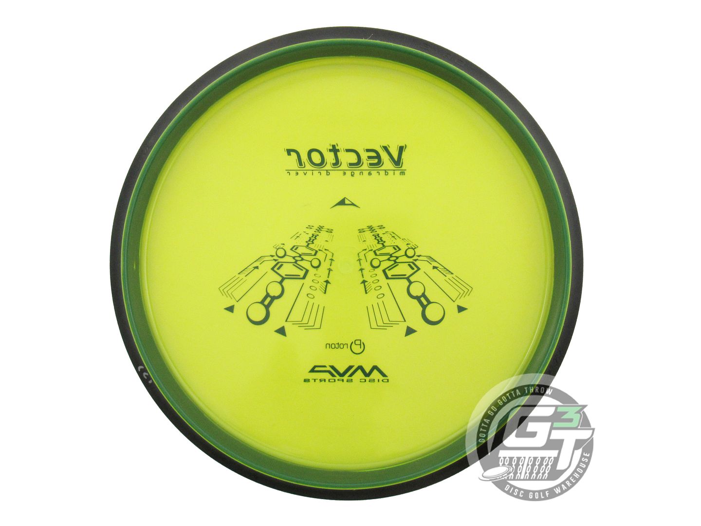 USED MVP Disc Sports Proton Vector 176g Yellow OOP Midrange Golf Disc