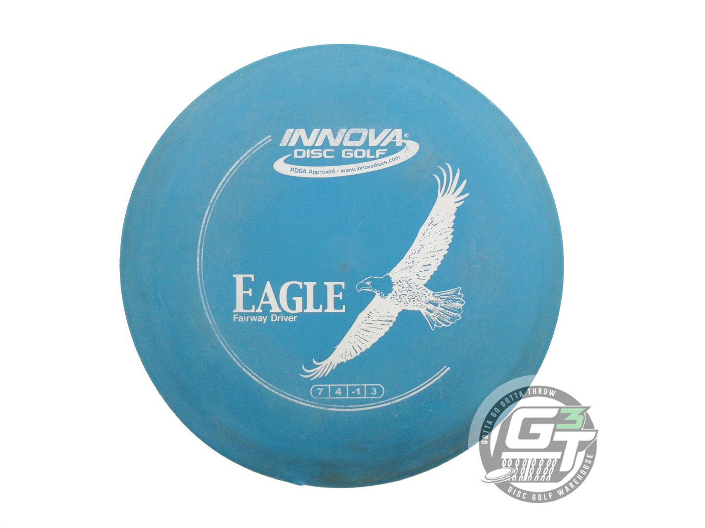 USED Innova DX Eagle 172g Teal White Stamp Fairway Driver Golf Disc