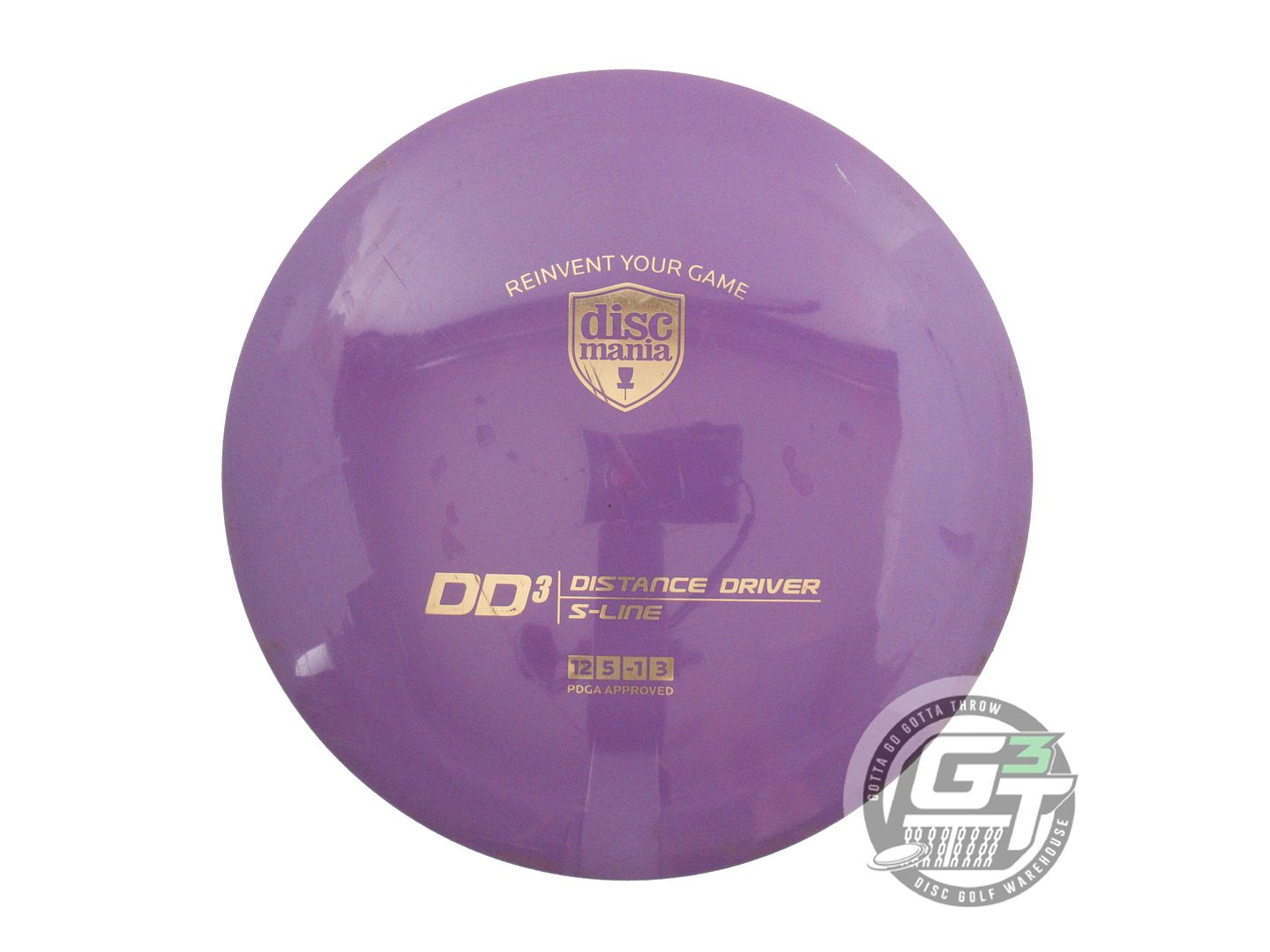 USED DiscMania S-Line DD3 173g Purple Gold Foil Distance Driver Golf Disc