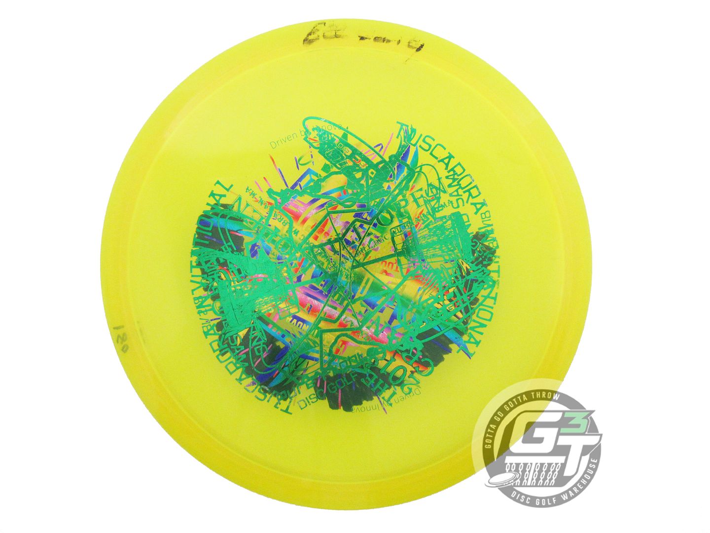 USED Innova X-OUT Champion Roc3 180g Yellow Midrange Golf Disc