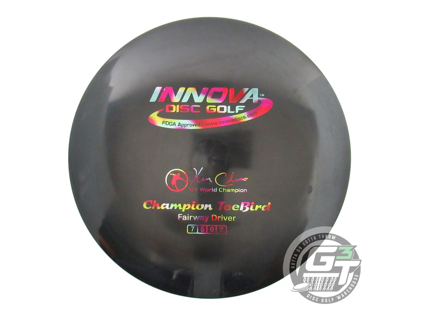 USED Innova Champion Teebird 167g Black Jellybean Foil Fairway Driver Golf Disc