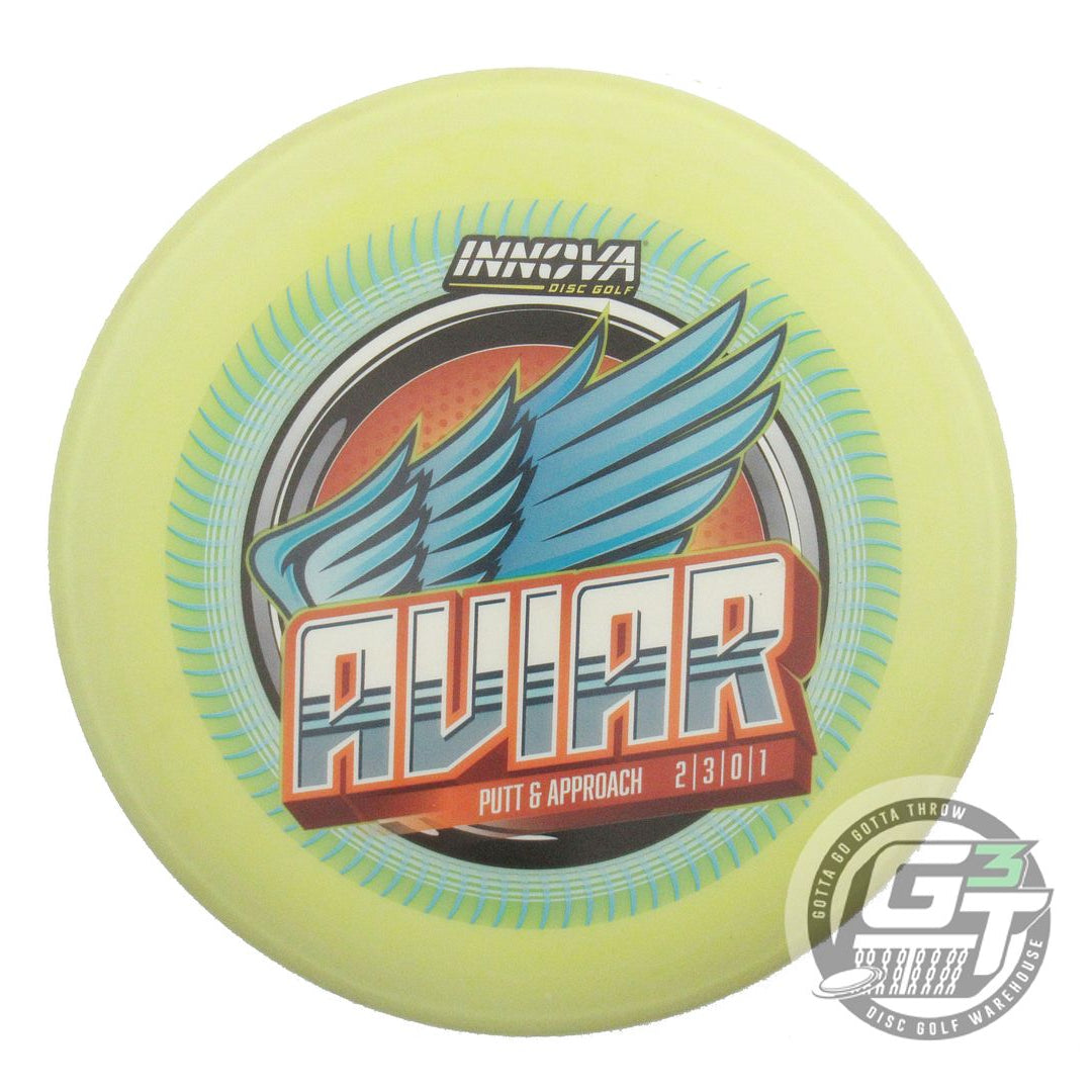 USED Innova DX Aviar 171g Yellow FullColor Putter Golf Disc
