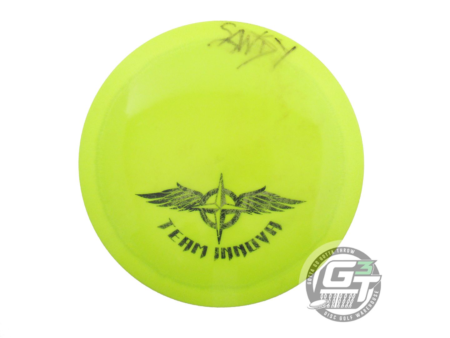 USED TEAM Innova Star Shryke 149g Dayglow Distance Driver Golf Disc