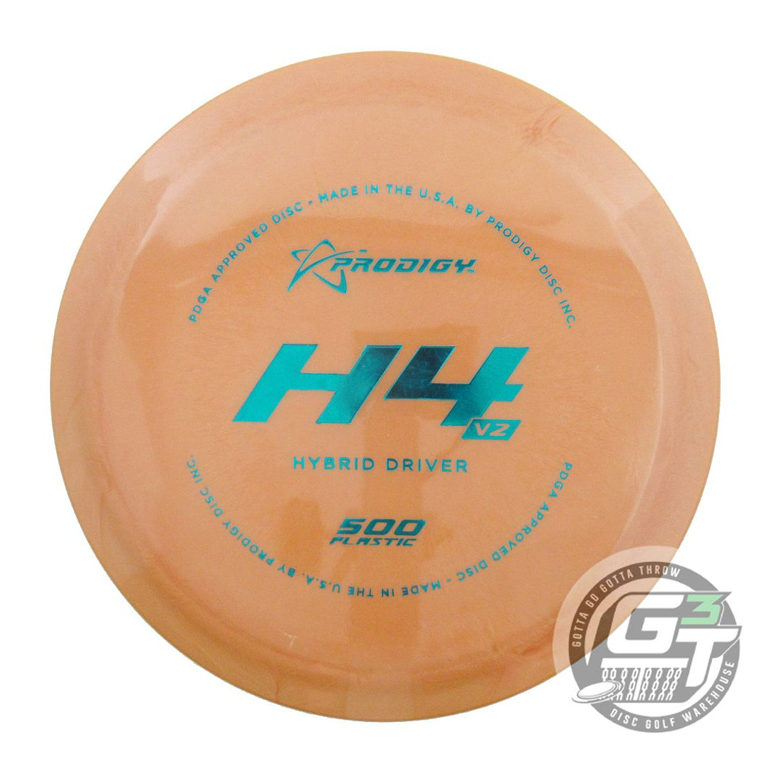 USED Prodigy Discs 500 H4 V2 173g Orange Teal Foil Hybrid Driver Golf Disc