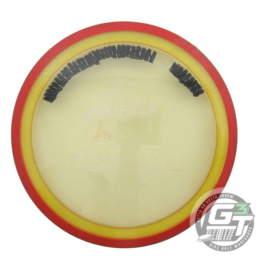 USED Axiom Discs Proton Fireball 175g Yellow Red Rim Distance Driver Golf Disc