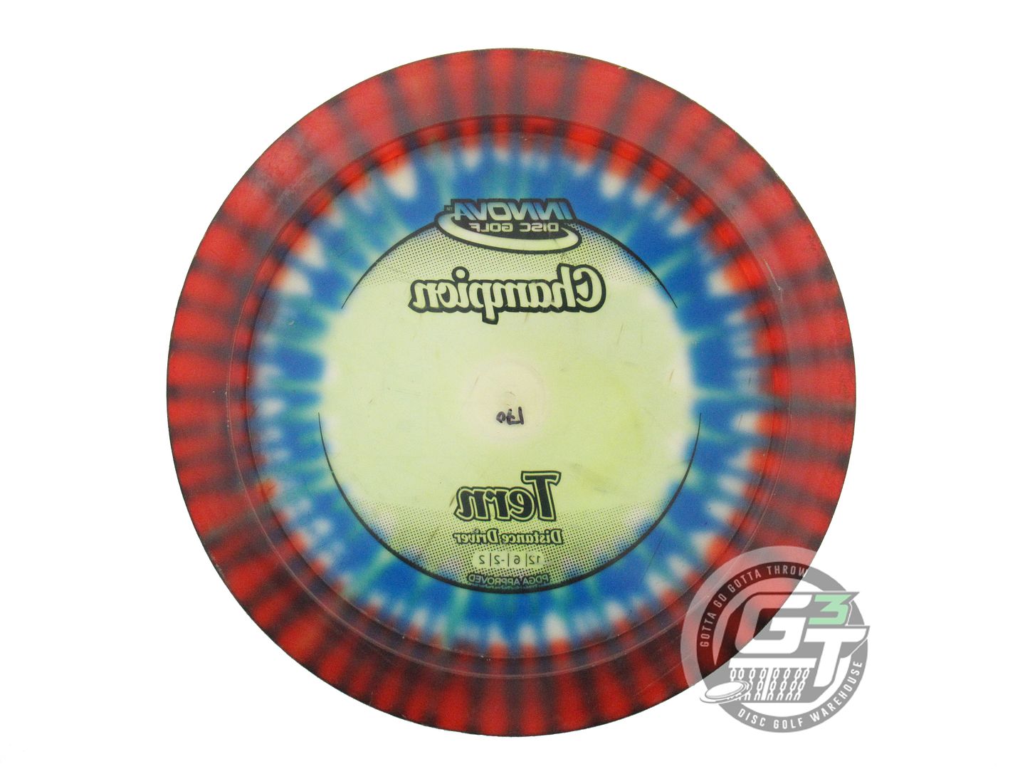 USED Innova I-DYE Champion Tern 170g Red Burst Distance Driver Golf Disc