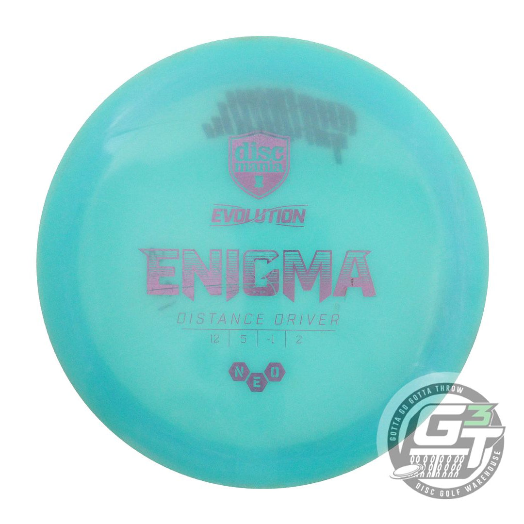 USED DiscMania Neo Enigma 174g Teal Lilac Foil Distance Driver Golf Disc