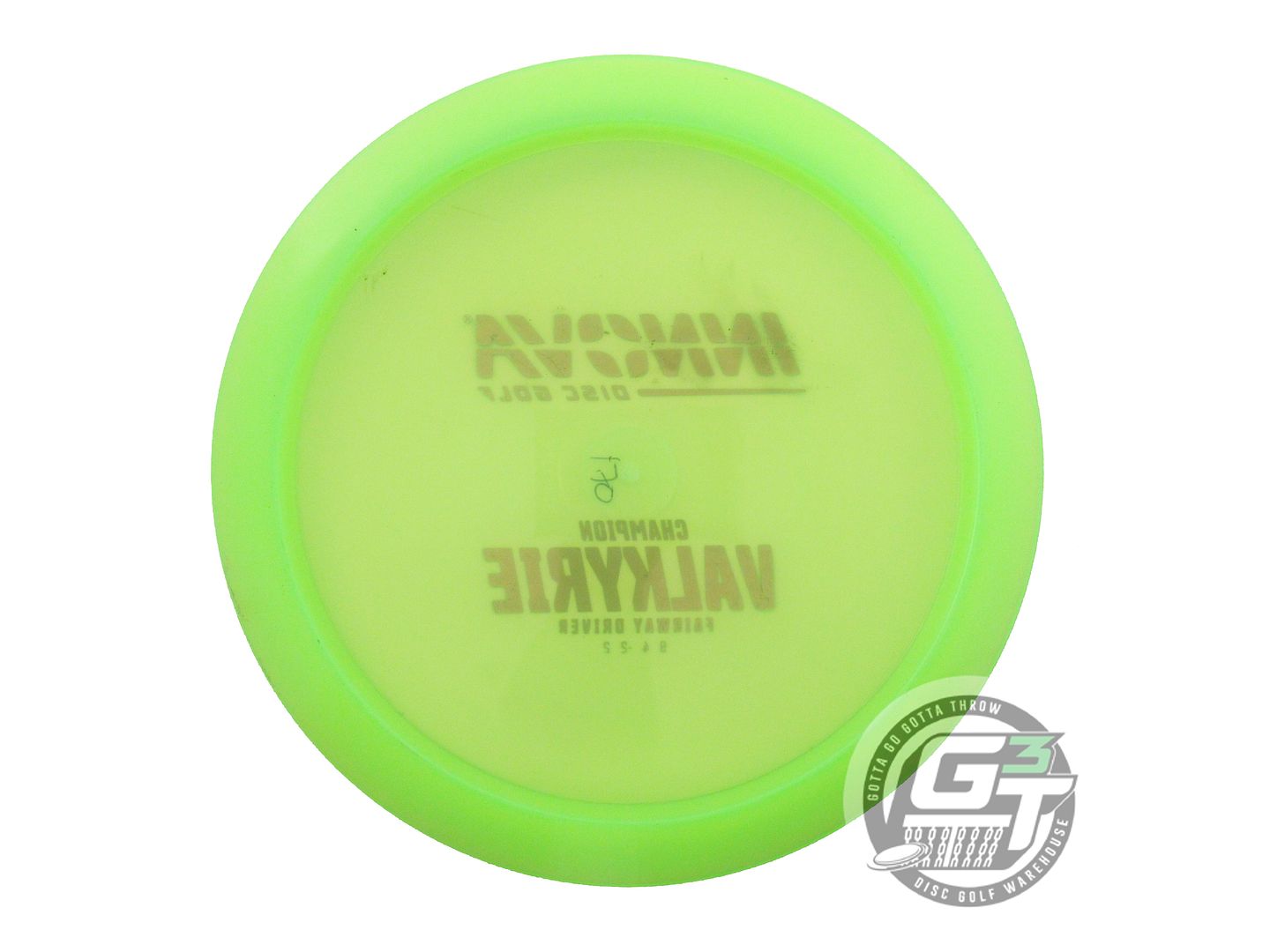 USED Innova Champion Valkyrie 170g Lime Teal Foil Distance Driver Golf Disc