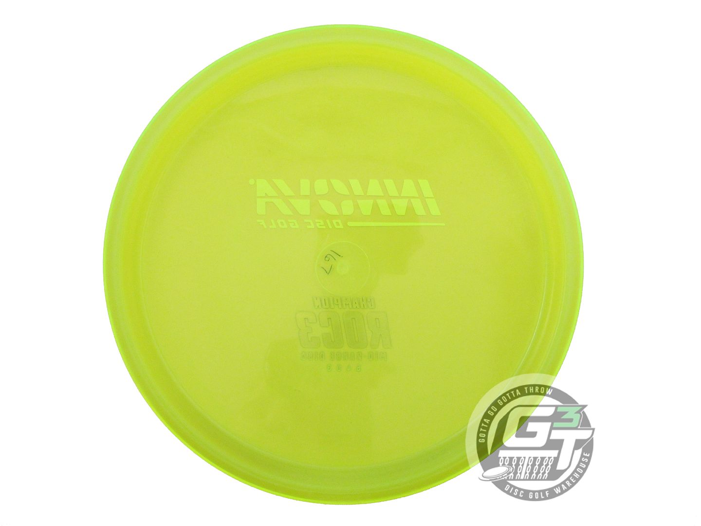 USED Innova Champion Roc3 167g Yellow White & Lilac Foil Midrange Golf Disc