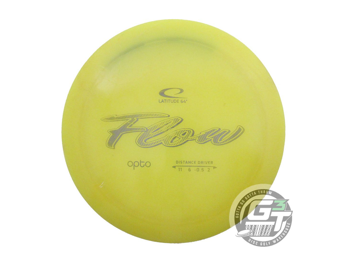 USED Latitude 64 Opto Flow 172g Yellow Lilac Foil Distance Driver Golf Disc
