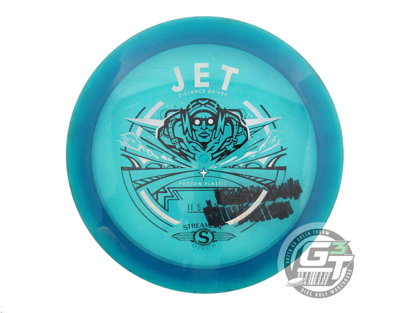 USED Streamline Discs Proton Jet 166g Blue Distance Driver Golf Disc