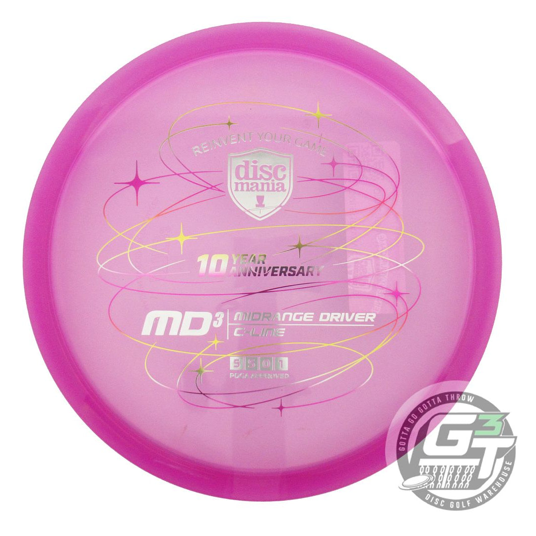 Discmania Limited Edition 10-Year Anniversary Revolution Stamp C-Line MD3 Midrange Golf Disc (Individually Listed)