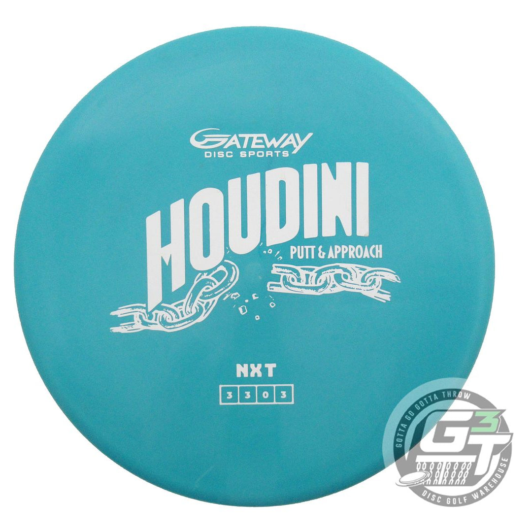 USED Gateway NXT Houdini 174g Green White Stamp Putter Golf Disc