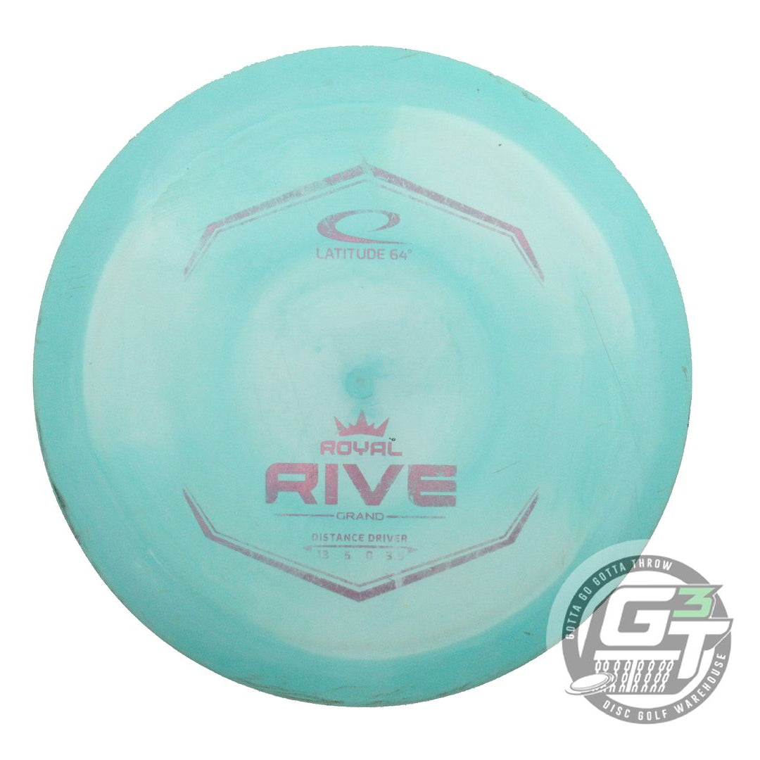 USED Latitude 64 Royal Grand Rive 175g Seafoam Pink Foil Distance Driver Disc