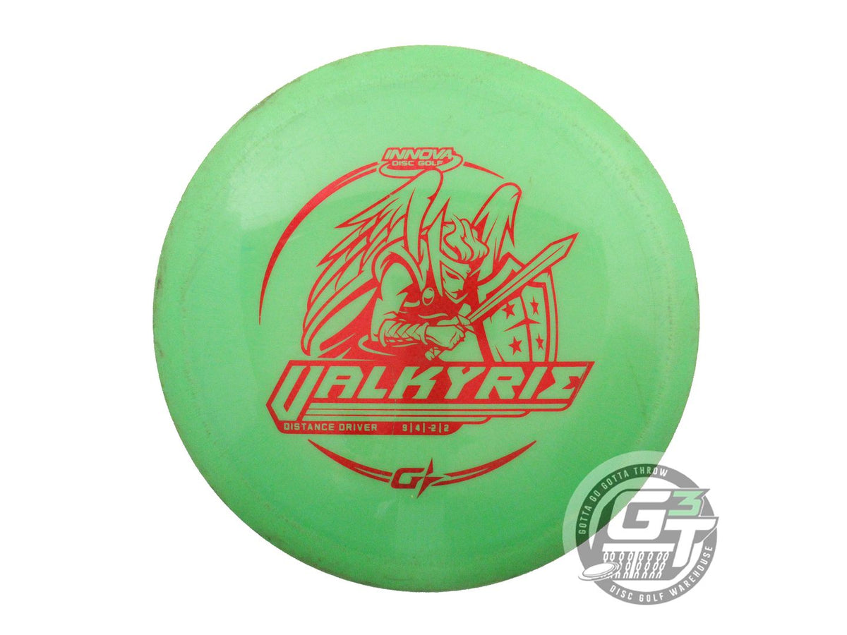 USED Innova GStar Valkyrie 151g Green Red Weave Foil Distance Driver Golf Disc