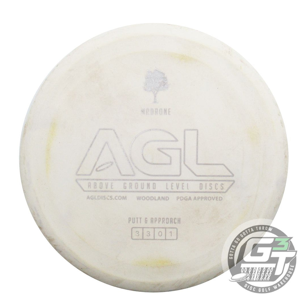 USED Above Ground Level Woodland Madrone 174g White Putter Golf Disc