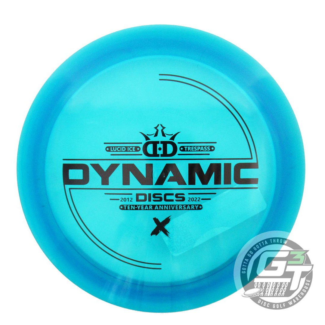 Dynamic Discs Limited Edition 10-Year Anniversary Lucid Ice Trespass Distance Driver Golf Disc (Individually Listed)