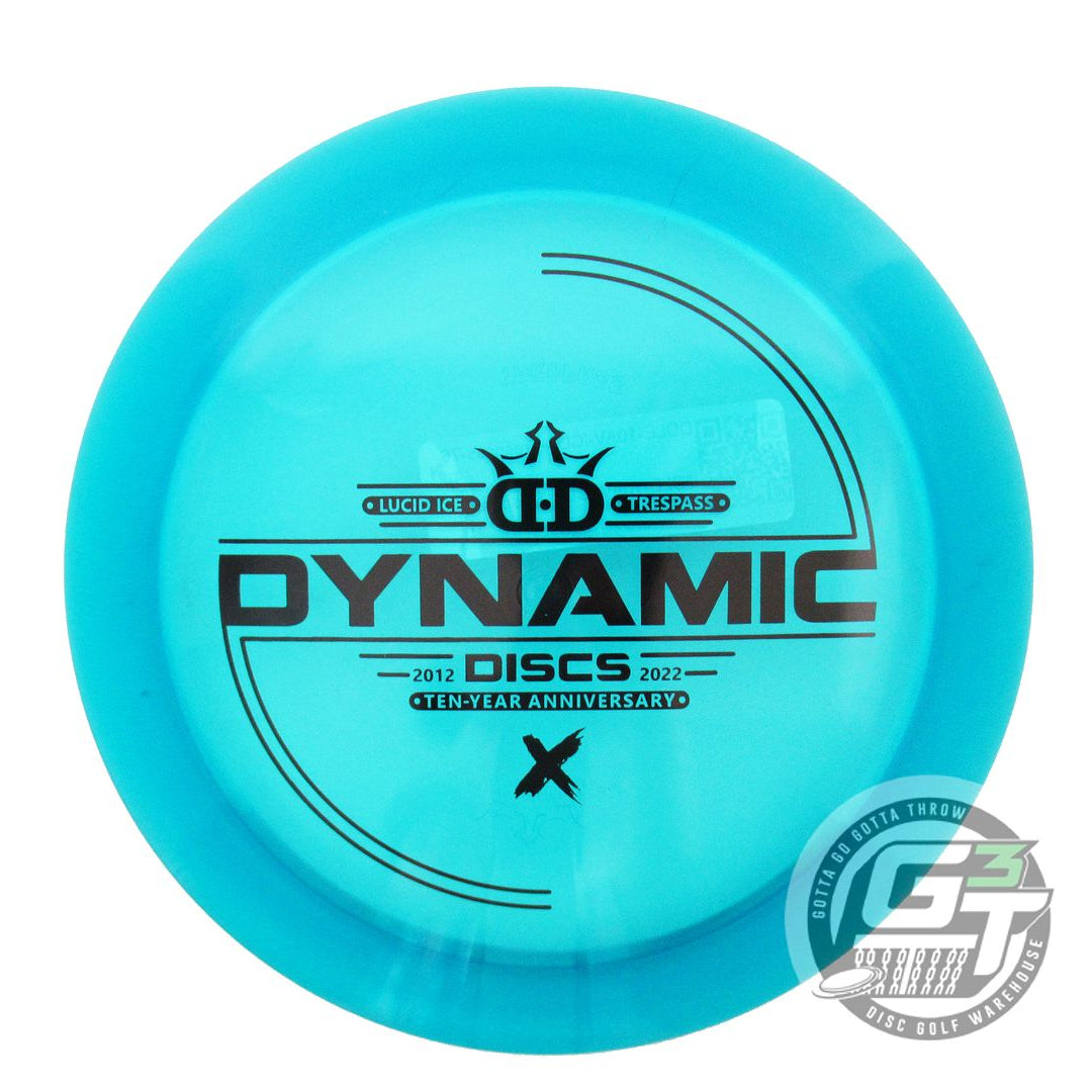 Dynamic Discs Limited Edition 10-Year Anniversary Lucid Ice Trespass Distance Driver Golf Disc (Individually Listed)