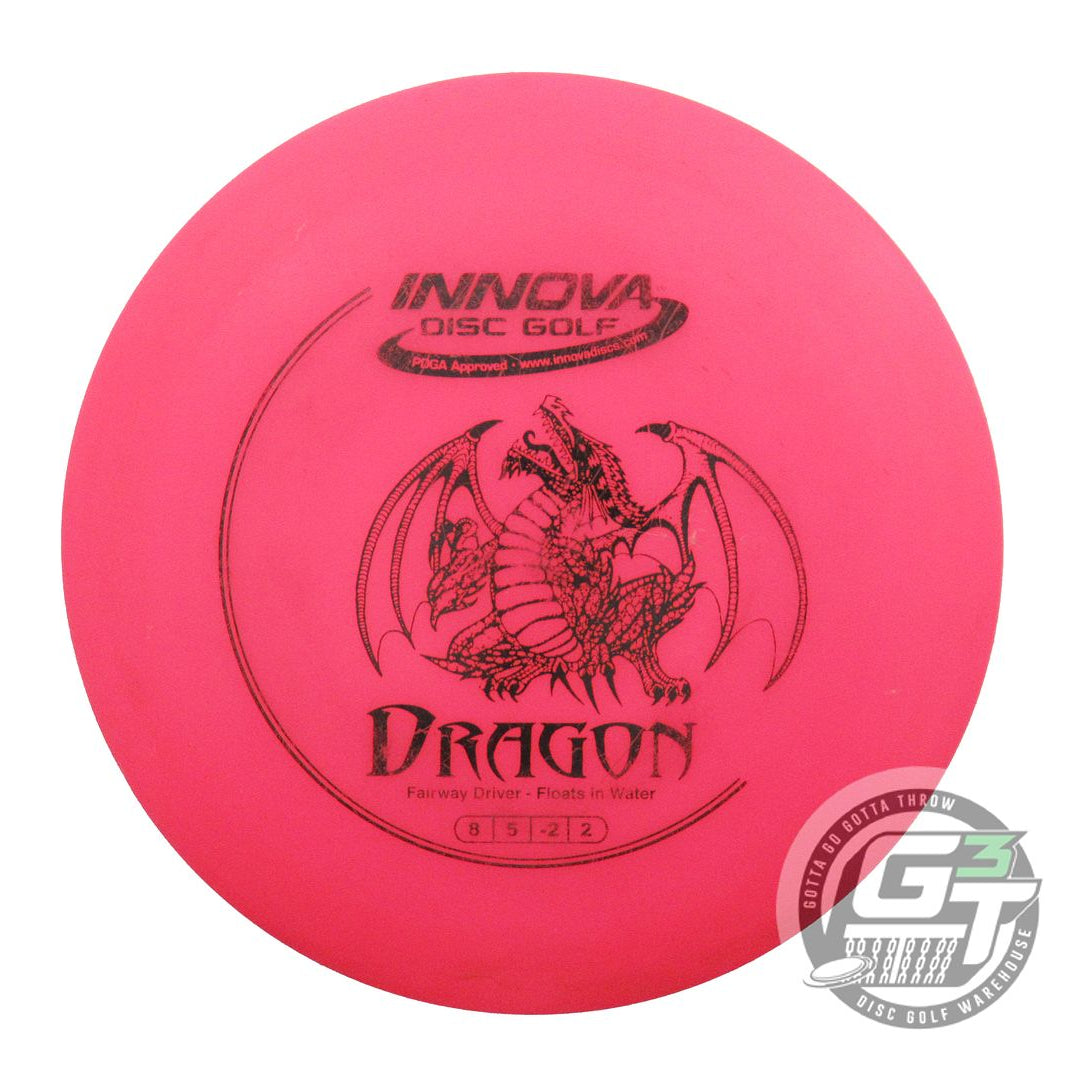 USED Innova DX Dragon 163g Pink Black Stamp Distance Driver Golf Disc