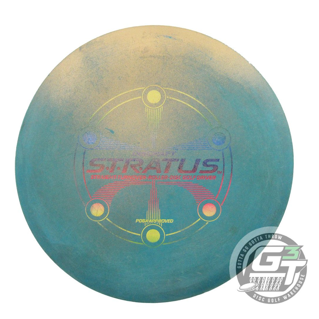 USED Discraft Elite X Stratus 178g Green Rainbow Foil OOP Fairway Driver Disc