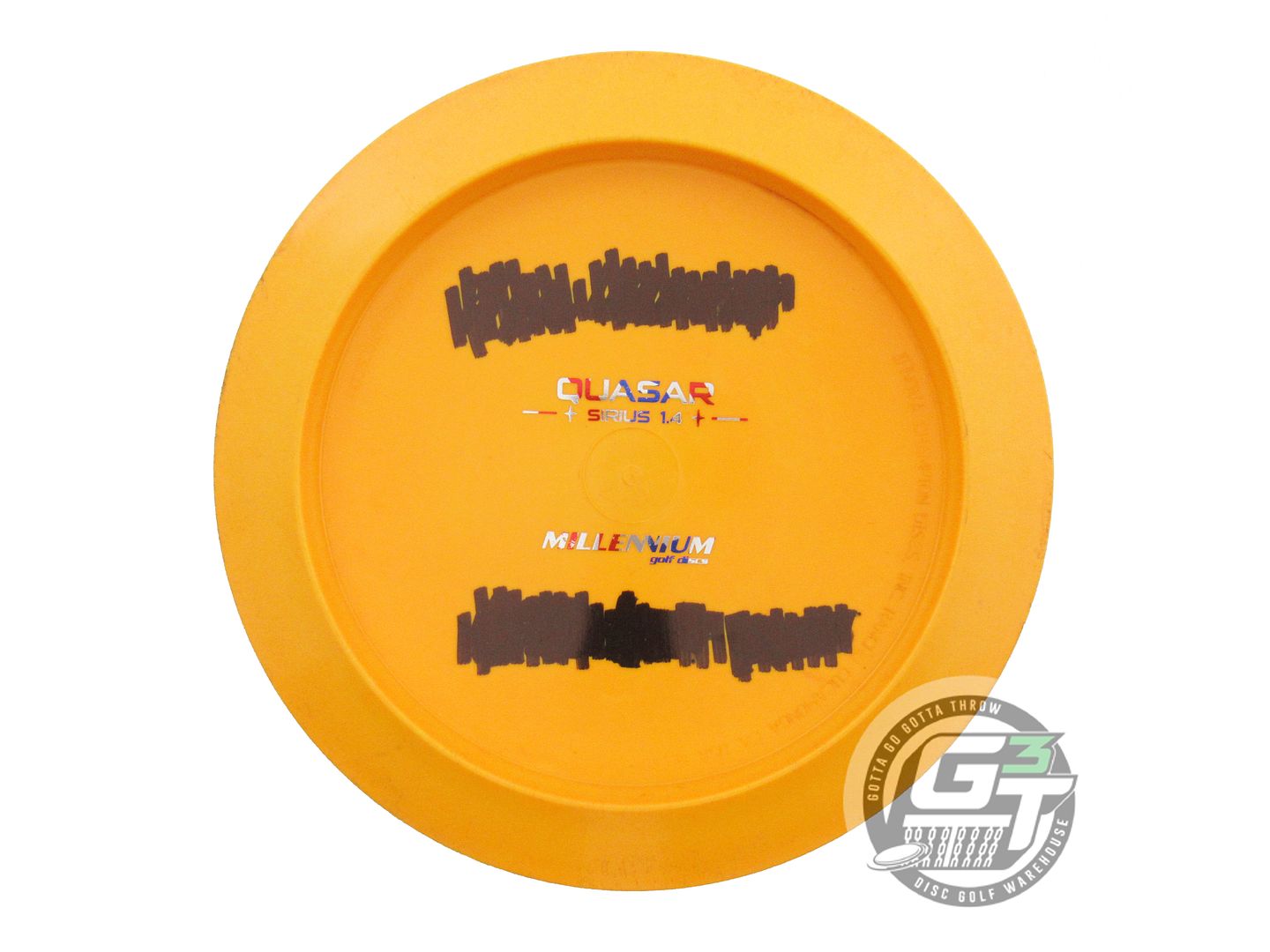 USED Millennium Backstamp Sirius Quasar 172g Marigold Distance Driver Golf Disc