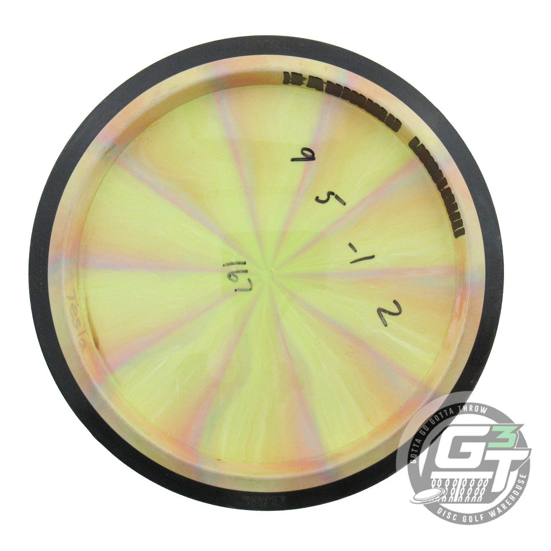 USED MVP Disc Sports HALLOWEEN Neutron Tesla 167g Yellow-Peach Driver Golf Disc