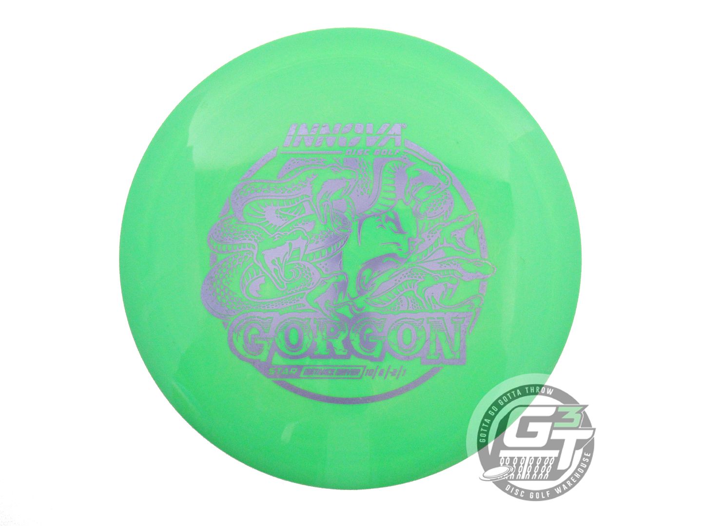 USED Innova Star Gorgon 171g Green Lilac Foil Distance Driver Golf Disc