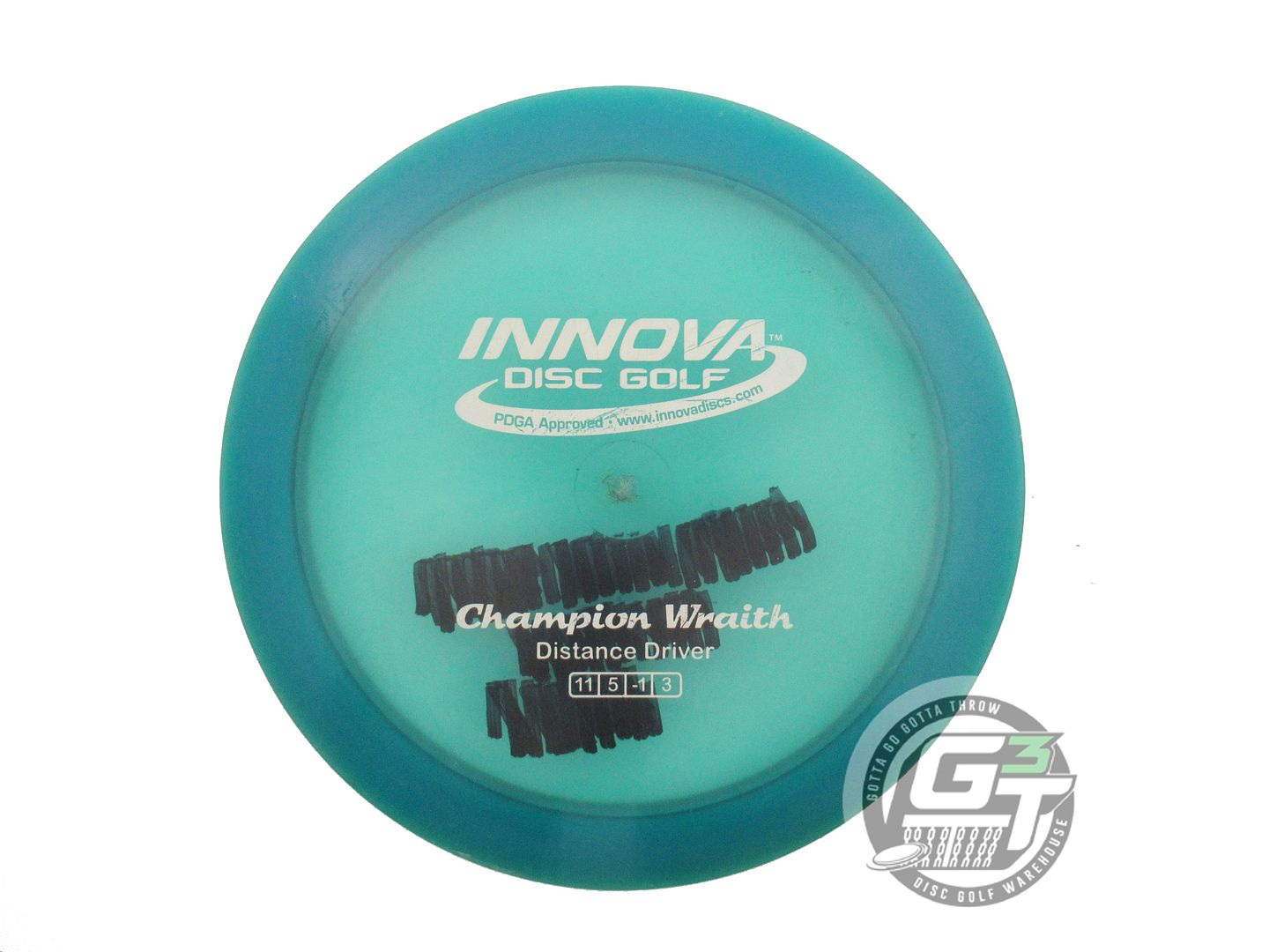 USED Innova Champion Wraith 173g Blue White Stamp Distance Driver Golf Disc
