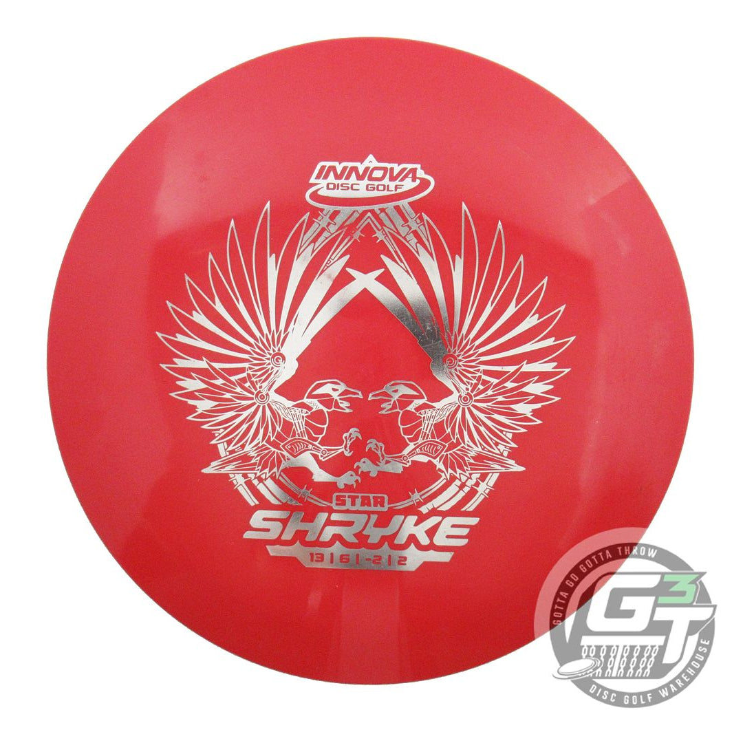 USED Innova Star Shryke 175g Red Silver Foil Distance Driver Golf Disc