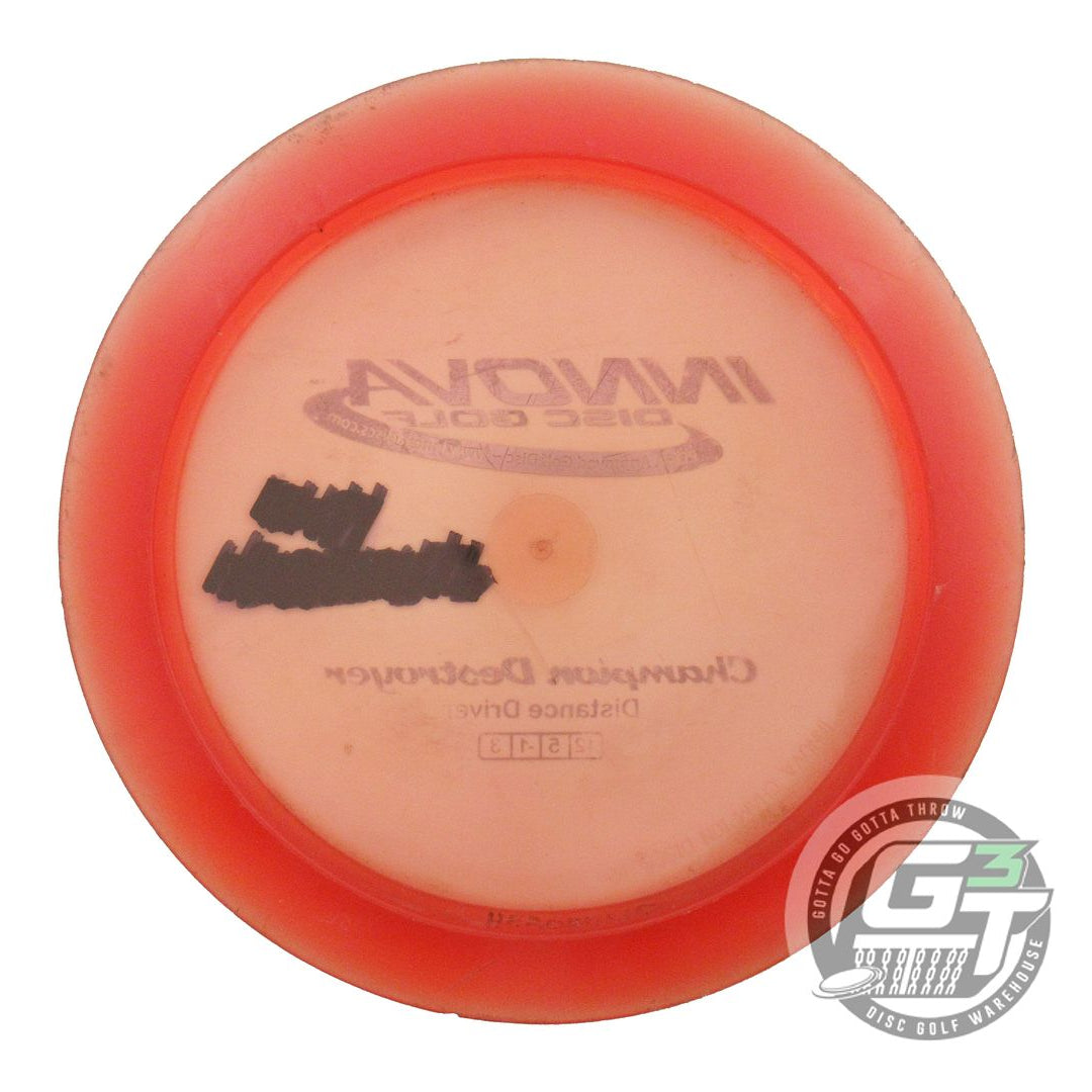 USED Innova Champion Destroyer 176g Red Black Stamp Distance Driver Golf Disc