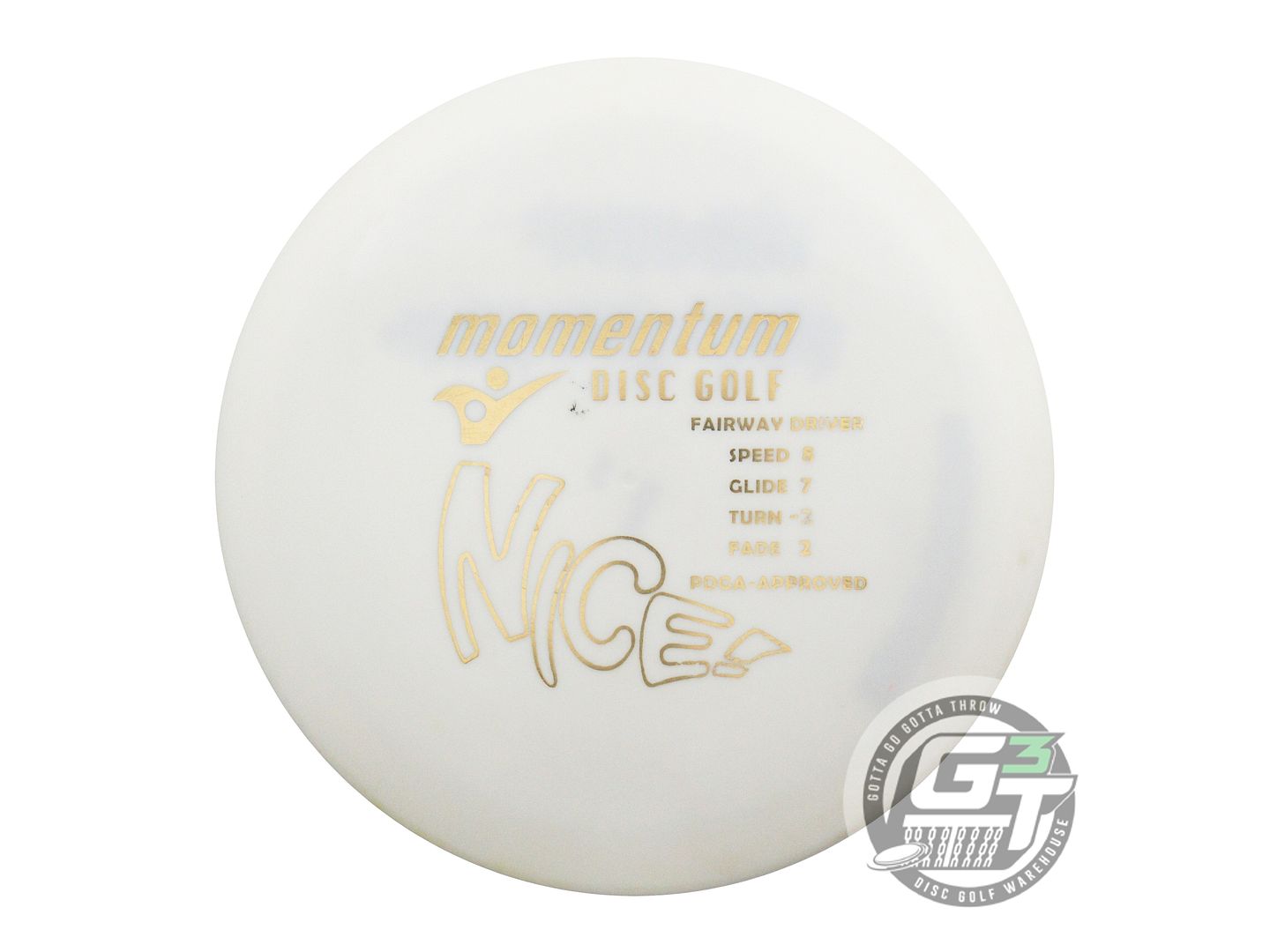 USED Legacy Discs Icon Phenom 176g White Gold Foil Fairway Driver Golf Disc