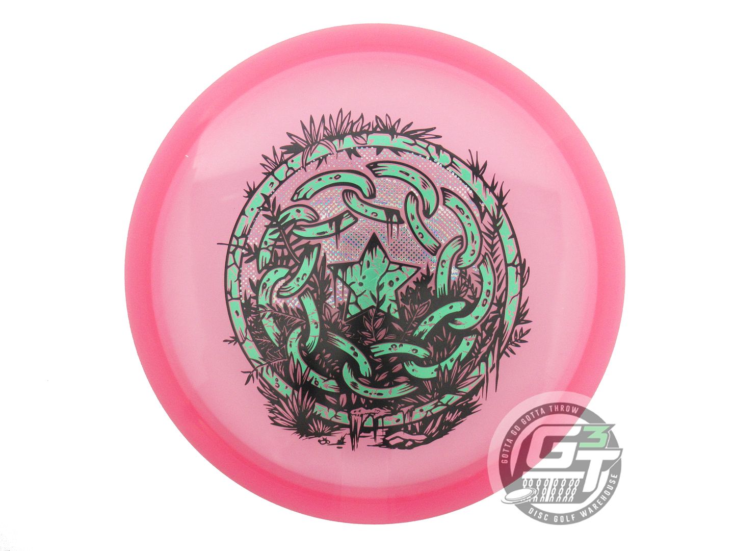 USED Westside Discs DESOLATE SHIELD Elasto Warship 176g Pink Midrange Golf Disc
