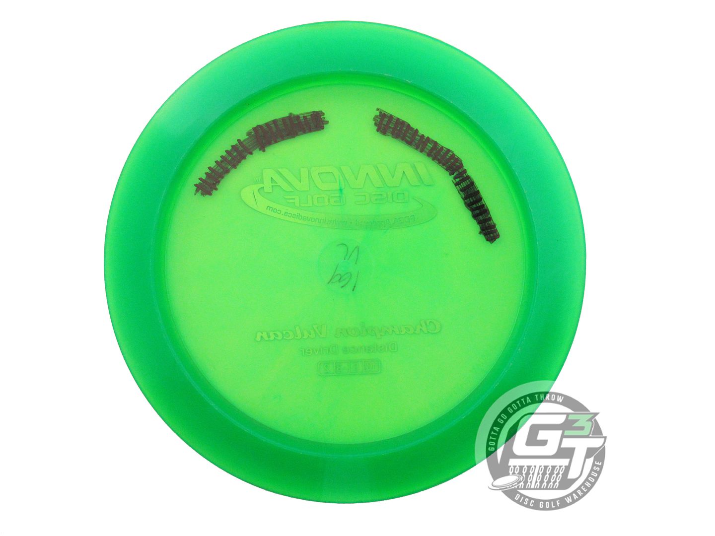 USED Innova Champion Vulcan 169g Green Blue Foil Distance Driver Golf Disc