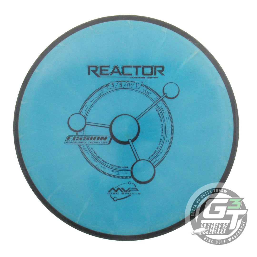 USED MVP Disc Sports Fission Reactor 172g Teal Midrange Golf Disc