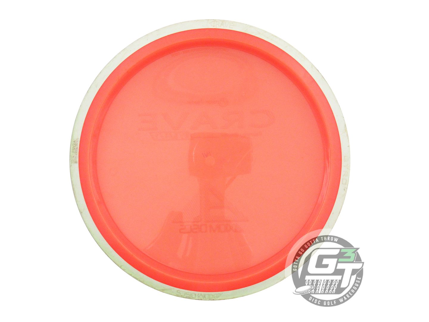 USED Axiom Discs Proton Crave 164g Orange White Rim Fairway Driver Golf Disc