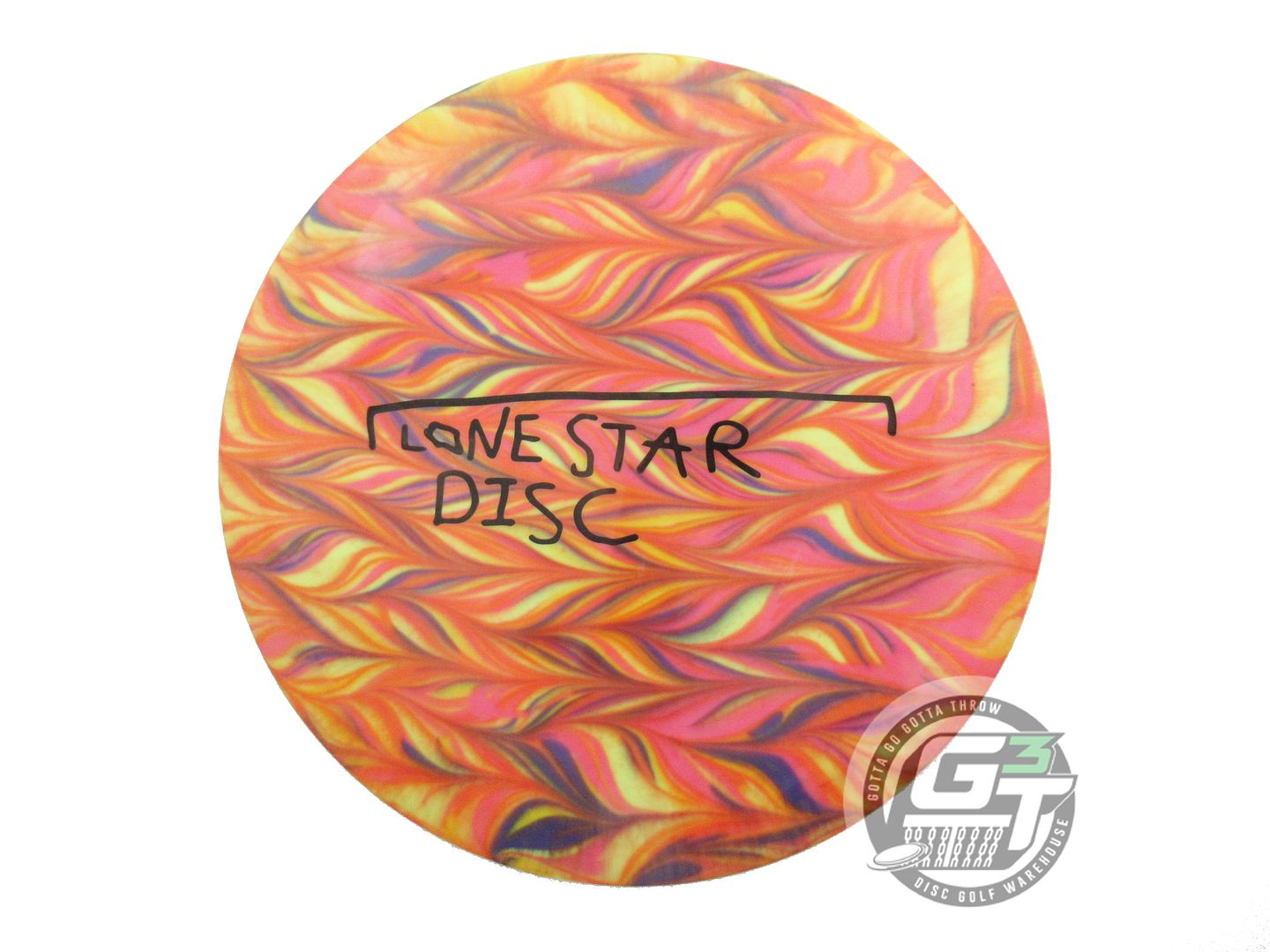 USED Lone Star Alpha Wrangler 172g White HOME DYED Distance Driver Golf Disc