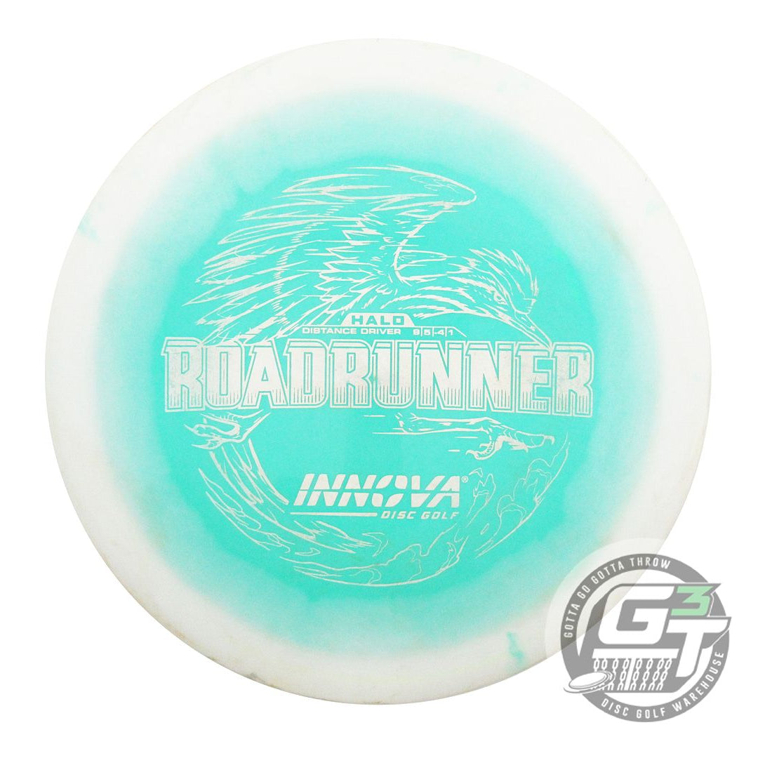 USED Innova Halo Star Roadrunner 169g White-Seafoam Distance Driver Golf Disc
