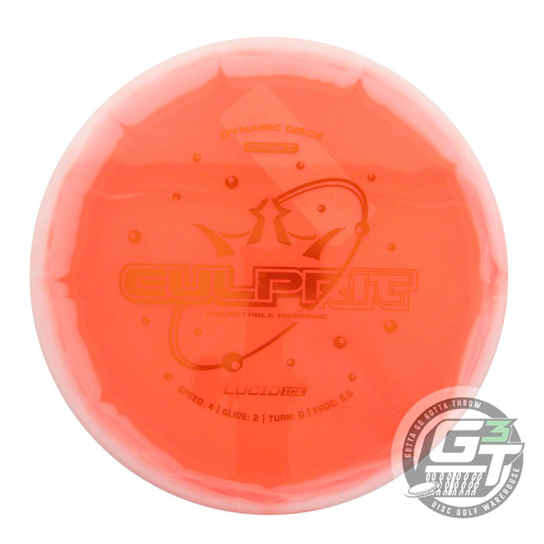 Dynamic Discs Lucid Ice Orbit Culprit Midrange Golf Disc (Individually Listed)