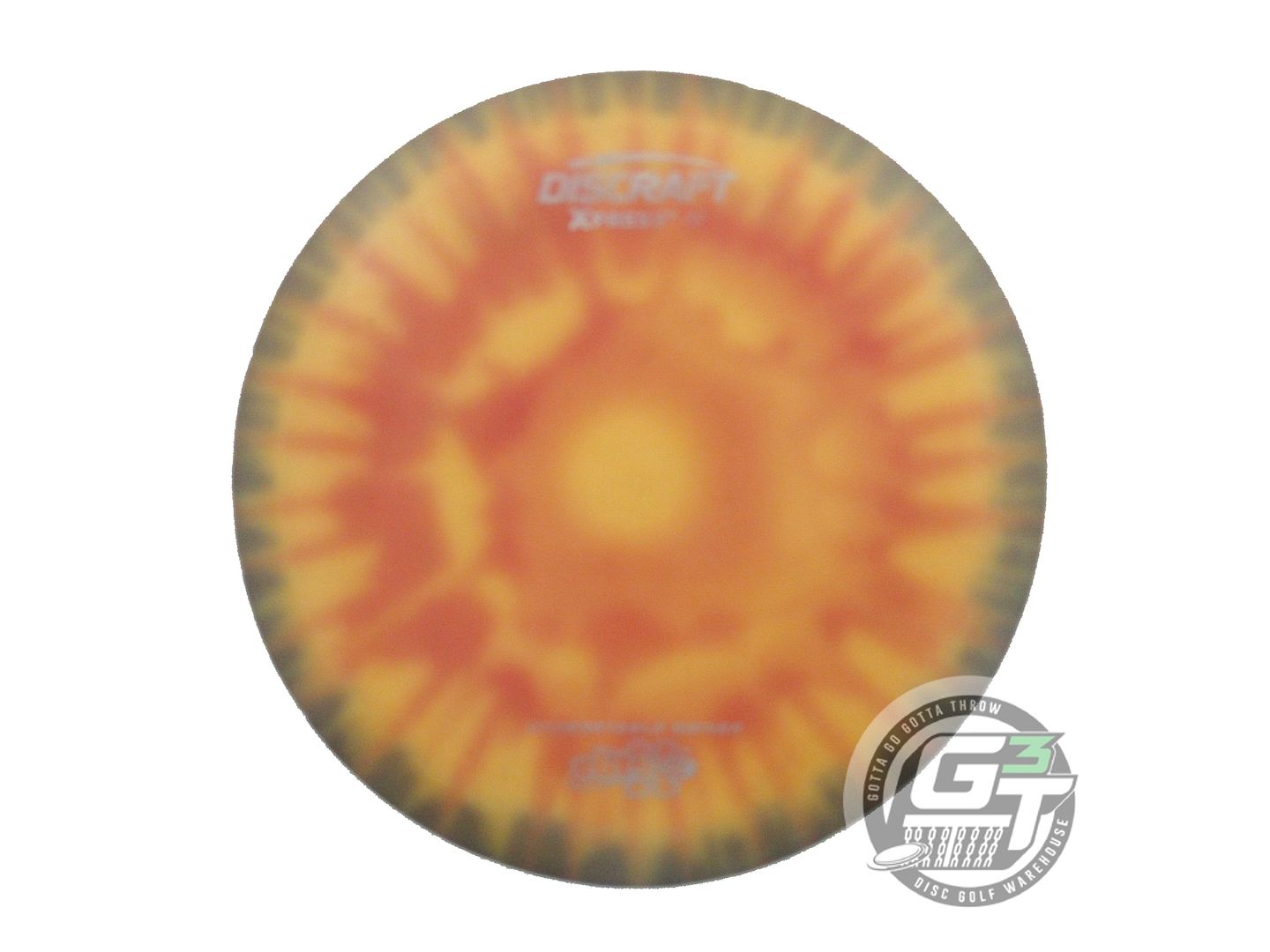 USED Discraft FlyDye Elite X Xpress 170g Red Burst Fairway Driver Golf Disc