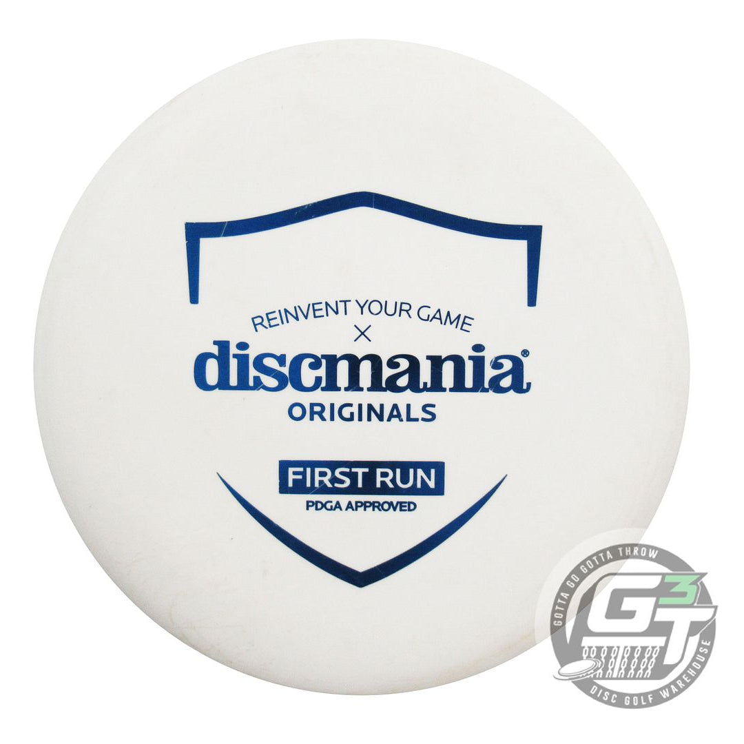 USED DiscMania FIRST RUN D-Line Flex 2 P1 176g White Blue Foil Putter Golf Disc