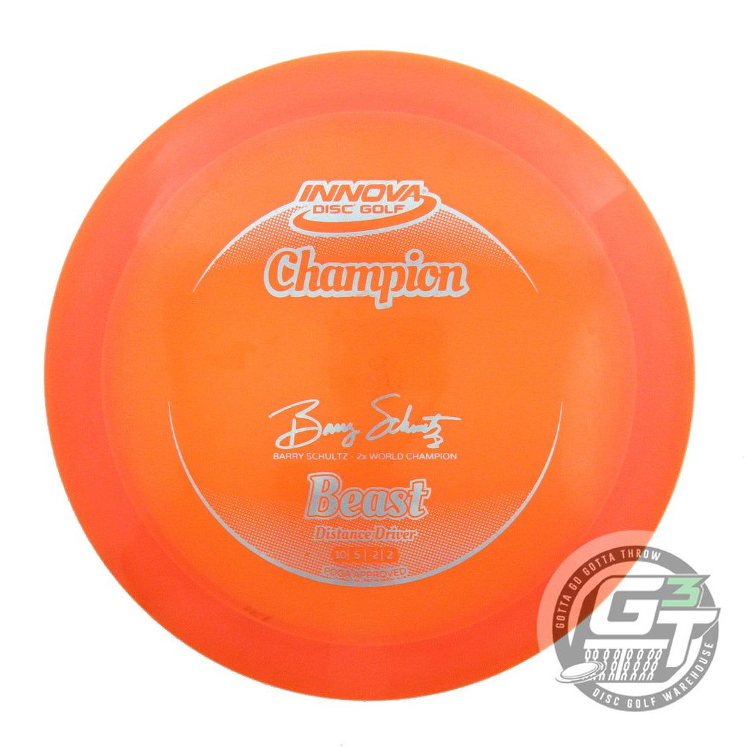 USED Innova Champion Beast 171g Orange Silver Foil Distance Driver Golf Disc