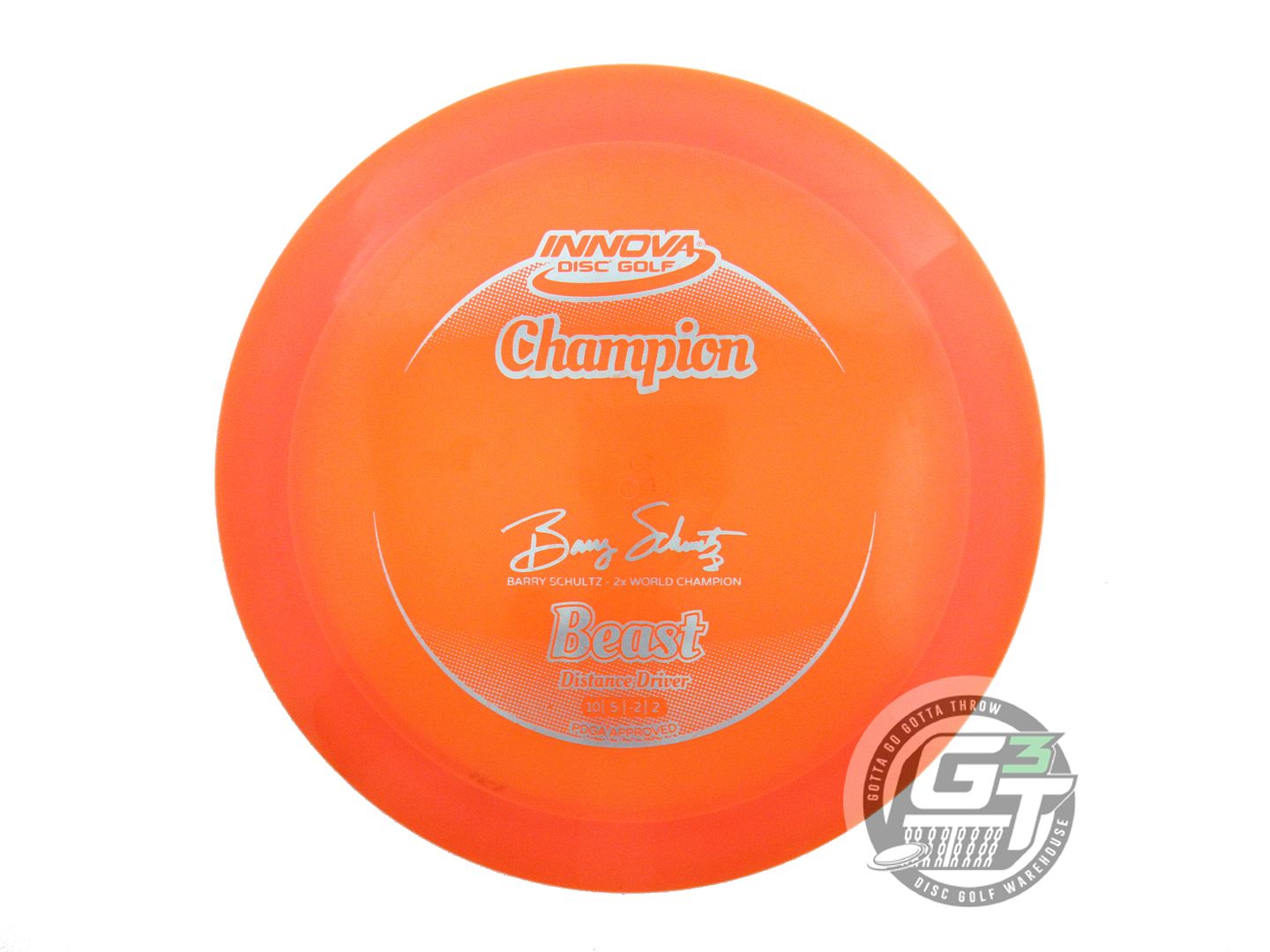 USED Innova Champion Beast 171g Orange Silver Foil Distance Driver Golf Disc