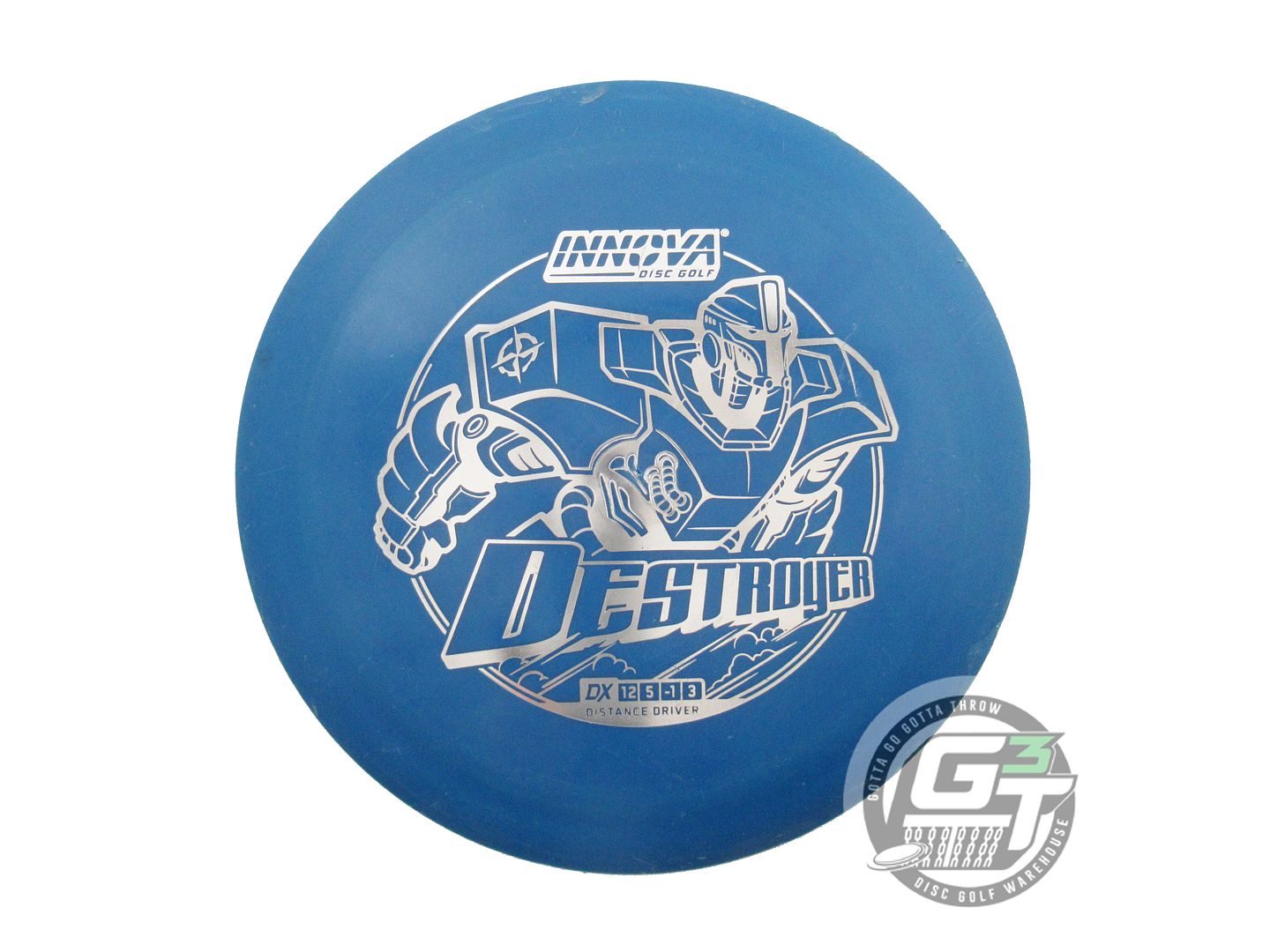 USED Innova DX Destroyer 172g Blue Silver Foil Distance Driver Golf Disc