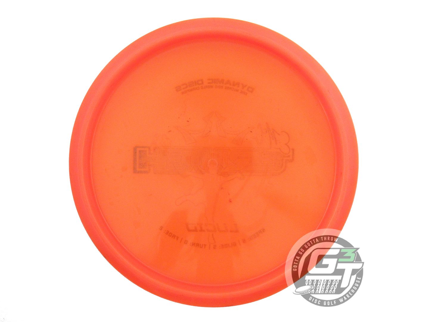 USED Dynamic Discs Lucid EMAC Truth 177g Orange Blue Foil Midrange Golf Disc